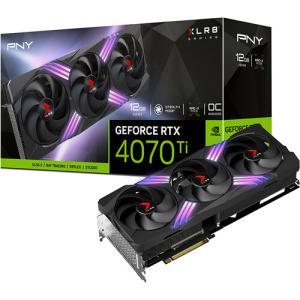PNY NVIDIA GeForce RTX 4070 Ti XLR8 Gaming VERTO EPIC-X RGB Triple Fan DLSS 3 Graphics Card - 12GB GDDR6X 192-Bit, 7680 Units, up to 2610 MHz