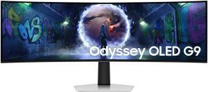 SAMSUNG ODYSSEY G9 G932 Gaming Curved Monitor - 49" DQHD (5120 x 1440), OLED, Height, Tilt, Wall Mount, HDMI, DP, USB-C, 250nits, Max 240Hz