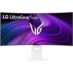 LG ULTRAGEAR 39GX90SA-W Gaming Curved Monitor - 39" WQHD (3440 x 1440), OLED, Height, Tilt, Swivel, Wall Mounting, HDMI, DP, USB-C, 1300nits, 240Hz