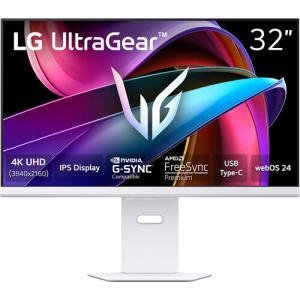 LG ULTRAGEAR 32G810SA-W Gaming Monitor - 32" UHD (3840 x 2160), IPS, Height, Tilt, Swivel, Pivot, Wall Mounting, HDMI, DP, USB-C, 400nits, 144Hz