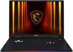 MSI RAIDER A18 HX A9WIG (2025) Gaming Laptop - AMD Ryzen 9 9955HX3D, 64GB, 2TB SSD, NVIDIA GeForce RTX 5080 16GB, 18" UHD+