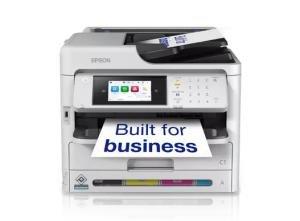 EPSON WORKFORCE WF-C5890DWF All in One Inkjet Printer - Wireless & Wired, A4, Print, Scan, Copy, Fax, 25 pages/min, 4.800 x 1.200 DPI Resolution, Black and Color