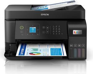 EPSON ECOTANK L5590 All in One Printer - Wireless & Wired, A4, Print Copy Scan Fax, 15 ppm, 4.800 x 1.200 dpi Resolution, Black and Color