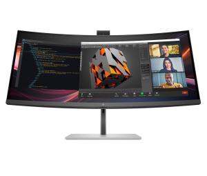 HP SERIES 7 PRO 734PM Conferencing Curved Monitor - 34" WQHD (3440 x 1440), IPS, Height Adjust, Tilt, Swivel, HDMI, DP, 400nits, 120Hz