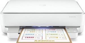 HP DeskJet Plus Ink 6075 Printer - Wireless, A4, Print Copy Scan Photo, 10 ppm, 1200 x 1200 rendered dpi Resolution, 1,000 Pages Duty Cycle, Black and Color