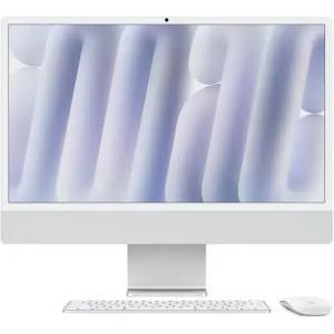 APPLE MWUV3 (2024) iMac - M4 Chip 10-Core CPU, 16GB, 512GB SSD, 10-Core GPU | 16-Core Neural Engine, 24" 4.5K (4480 x 2520) (Silver)