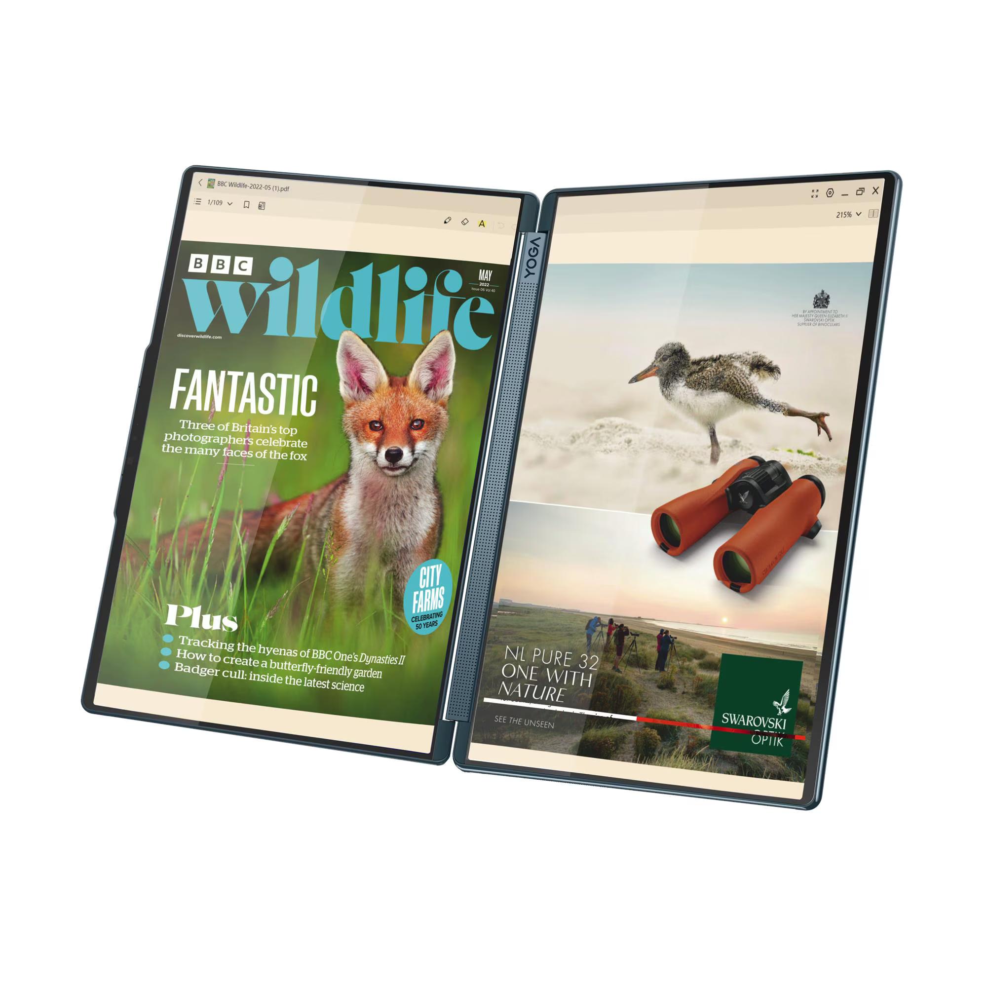 LENOVO YOGA BOOK 9 14IAH10 (2025) Laptop - 2th Gen Ultra 7 255H, 32GB, 1TB SSD, 2x 14" 2.8K Multi-Touch X360