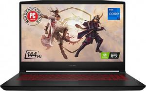 MSI GF66 KATANA 12UC GMING Laptop - 12th Gen i7-12650H, 8GB, 256GB, NVIDIA GEFORCE RTX 3050 4GB, 15.6"FHD