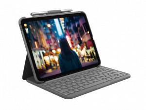 Logitech Slim Folio Protective Bluetooth Keyboard Case - 10.2 iPad, 9th Gen