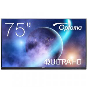 Optoma 5752RK Interactive Display - 75" UHD 4K 3840(H)*2160(V) Pixel Resolution, LED, Touch