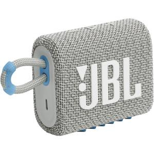 JBL Bluetooth GO3 Speaker - Bluetooth V5.1, IP67 Waterproof, Dustproof, White