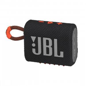 JBL Bluetooth GO3 Speaker - Bluetooth V5.1, IP67 Waterproof, Dustproof, Black Orange