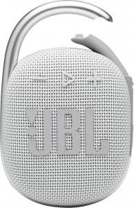 JBL Clip 4 Speaker - Bluetooth, Water-proof, Dust-proof, Cloud White