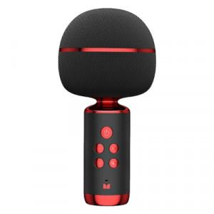 Monster Mini Karaoke Microphone - Metal, Plastic, Smart Phones, Recording, SINGING, Portable Audio Player, Red