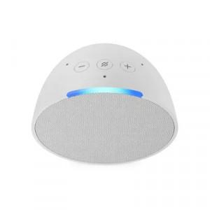 Amazon Echo Pop 1st Gen Smart Speaker - With Alexa Glacier White, Alexa Built-in, Alarm Clock, Voice Control