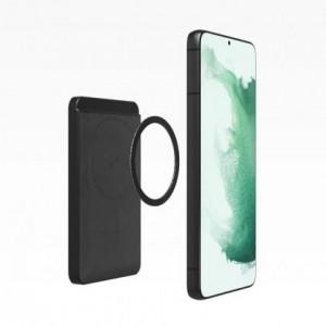 Mophie Snap + Powerstation 5,000mAh Mini Wireless Charger - Versatile USB-C Port, MagSafe Compatible, Black