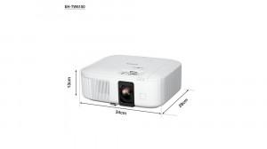 EPSON EH-TW6150 projector - 2,800 Lumen, 16:9 Aspect Ratio, 4K PRO-UHD Resolution, 3LCD