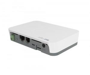 Mikrotik KNOT IoT Gateway | Wireless for Home and Office, 2 x Fast Ethernet, PoE in and PoE out, 2.4 GHz Band support