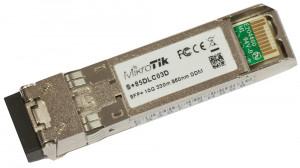 'Product Image: Mikrotik S+85DLC03D | 10G SFP+ transceiver with a LC connector'