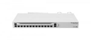 Mikrotik CCR2004-1G-12S+2XS Wired Router - wired for Home and small Office, 1 x Gigabit Ethernet Port, 12 x SFP+ ports, 2 x Number of 25G SFP28 ports RJ45