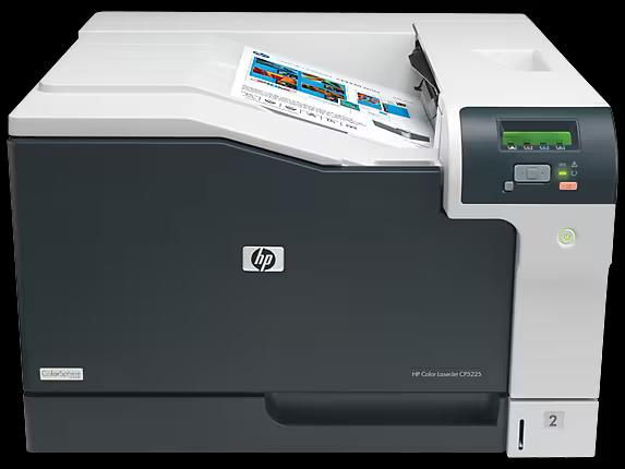 HP LaserJet CP5225N Printer - A4, Print, 20 ppm, 600 x 600 dpi Resolution, 75,000 Pages Duty Cycle, Black and Color