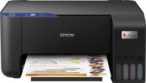 Epson EcoTank L3211 Printer - A4, Print Copy Scan, 15 ppm, 5760 x 1440 dpi Resolution, Black and Color