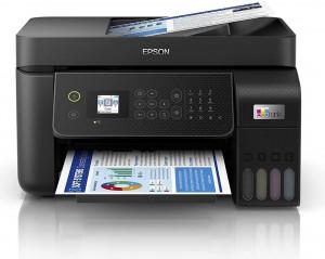 Epson EcoTank L5290 Printer - Wireless, A4, Print Copy Scan Fax, 33 ppm, 5760 x 1440 dpi Resolution, Black and Color