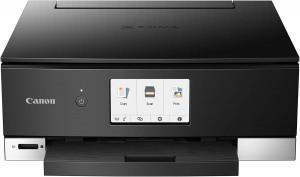 Canon PIXMA TS8340A Printer - Wireless, A4, Print Copy Scan Cloud Link, 15 ipm, 4800 x 1200 dpi Resolution, Black and Color
