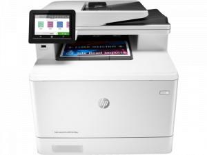 HP LaserJet Pro MFP M479FDW Printer - Wireless, A4, Print Copy Scan Fax Email, 27 ppm, 600 x 600 dpi Resolution, 50,000 Pages Duty Cycle, Black and Color