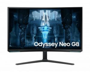 SAMSUNG ODYSSEY NEO G8 LS32BG850NW Curved Gaming Monitor - 81.3 cm 4K (3840 x 2160), VA, HDMI, DP, 350 nits, 240Hz