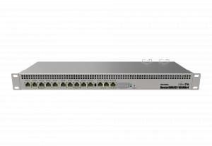 MikroTik RB1100AHx4 Wired Router - Wired for Home and Office, 13 x Gigabit Ethernet Ports, PoE in