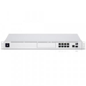 Ubiquiti Machine Pro (UDM-PRO) Wired Router - Wired For Home and Small Office, 8 x Gigabit Ethernet RJ45, 1 x Gigabit Ethernet LAN RJ45, 1 x SFP+ 10 GbE LAN, Dual WAN ports, 3.5+ Gbps routing with IDS/IPS