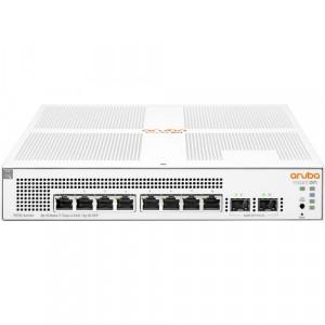 HPE Aruba Instant On 1930 (JL681A) Switch - 8 x Gigabit Ethernet PoE+ Ports RJ45 (30 W, 802.3at), 2 x SFP Gigabit Ethernet Ports
