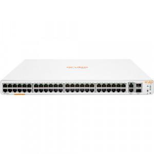 HPE Aruba Instant On 1960 (JL809A) Switch - 48 x Gigabit Ethernet PoE++ (60 W, 802.3bt Type 3) RJ45, 2 x 10 GbE WAN0 RJ45, 2 x SFP+ 10 GbE WAN