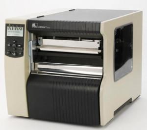 ZEBRA 220-8KE-00103 Heavy Duty Barcode Label Printer - 16MB, 64MB, Thermal Transfer/ Direct Thermal, 300 dpi, Cutter With Catch Tray