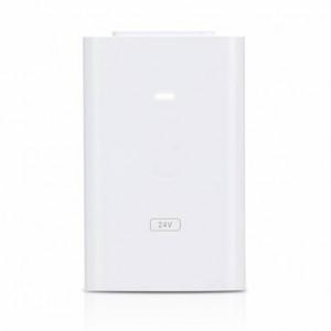 Ubiquiti PoE Injector (POE-24-24W-G-WH) Network Accessories - 0.6A - 120V AC, 0.4A - 240V AC Input, 48V DC - 0.5A Output