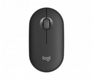 LOGITECH M350S PEBBLE Mouse 2 Wireless Mouse - High Precision Optical Tracking, 1000 DPI, Logi Bolt USB receiver, 3 Easy-Switch Bluetooth channels