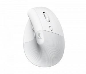 LOGITECH LIFT VERTICAL ERGONOMIC Wireless Mouse - Optical Tracking, 400 DPI, 6 Button, Logi Bolt USB receiver (Off-White)