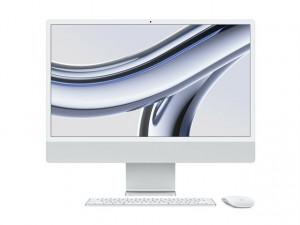 APPLE MQR93B/A iMac - M3 Chip 8-Core CPU, 8GB, 256GB SSD, 8-Core GPU | 16-Core Neural Engine, 24″ 4.5K (4480 x 2520) (Silver)