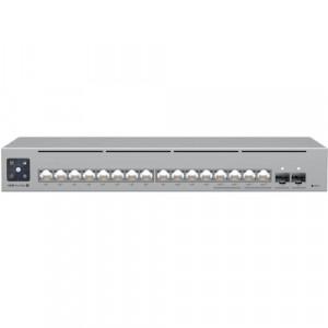 Ubiquiti UniFi (USW-PRO-MAX-16-POE) Switch - 12 x Gigabit Ethernet PoE+ RJ45, 4 x 1/2.5 Gigabit Ethernet PoE++ RJ45, 2 x 10G SFP+ Ports