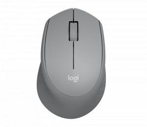 LOGITECH M330 SILENT PLUS Wireless Mouse - Smooth optical tracking, 1000± DPI, 3 Button, 2.4 GHz wireless connection (Grey)
