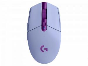 LOGITECH G305 LIGHTSPEED Gaming Wireless Mouse - HERO Sensor 200 – 12,000 DPI, 6 Button, 1000Hz (1ms) (Lilac)