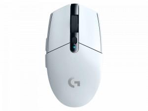 LOGITECH G305 LIGHTSPEED Gaming Wireless Mouse - HERO Sensor 200 – 12,000 DPI, 6 Button, 1000Hz (1ms) (White)