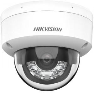 Hikvision Smart Hybrid Light (DS-2CD1123G2-LIU) Camera - 2MP (1920 × 1080), 1/2.9" Progressive Scan CMOS Sensor, 2.8 and 4 mm optional lens, Weatherproof Outdoor, PoE Connect power, Built-in microphone