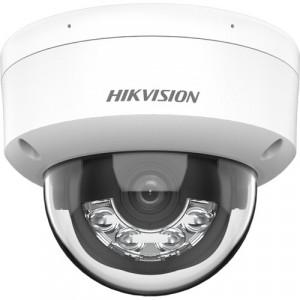 Hikvision 4MP Smart Hybrid Light Fixed Dome Camera - 4MP (2560 × 1440), 1/3" Progressive Scan CMOS Sensor, Fixed focal lens, Water and Dust Resistant, PoE Connect power, Built-in microphone