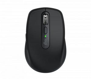 LOGITECH MX ANYWHERE 3S Wireless Mouse - Darkfield High Precision, 1000 DPI, 6 Button, Logi Bolt USB Receiver (Black)