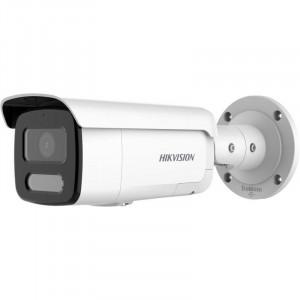 HikVision ColorVu Fixed Bullet Camera - 4MP (2688 × 1520), 1/1.8" Progressive Scan CMOS Sensor, 2.8 and 4 mm optional, Water and Dust Resistant, PoE Connect power, Built-in Microphone