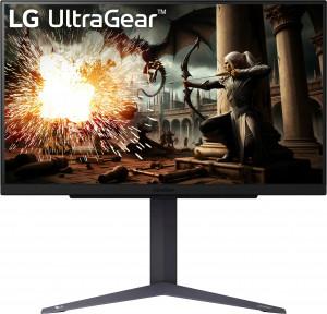 LG UltraGear 27GS75Q-B Gaming Monitor - 27" QHD (2560 x 1440), IPS, HDMI, DP, 300 cd/m², 180Hz, Tilt, Height, Pivot, Wall Mount