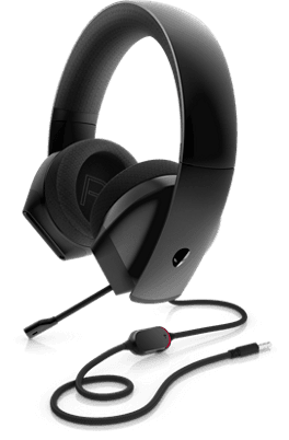 Dell AlienWare AW310H Gaming Headset Lightweight Retractable